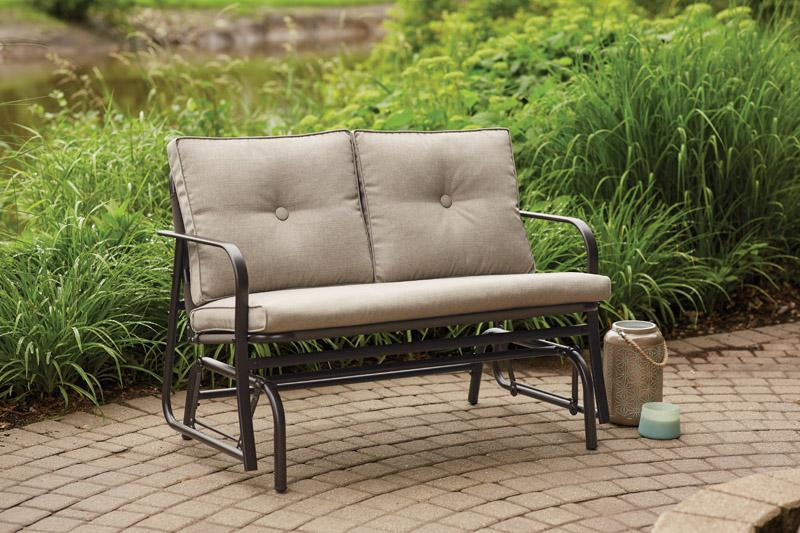 Living Accents  2 person  Steel  Jefferson  Glider  Gray